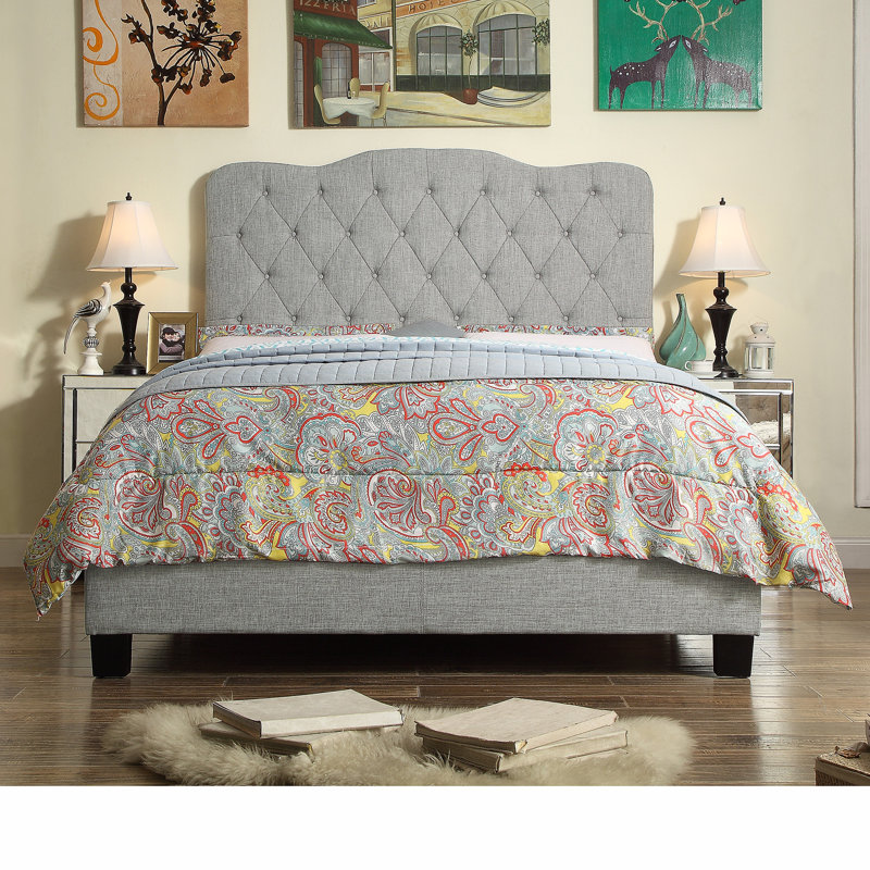 Mulhouse Furniture Elian Upholstered Panel Bed & Reviews Wayfair.ca